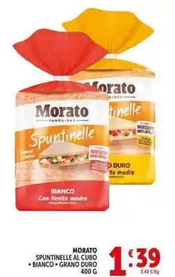 Deco Supermercati Morato spuntinelle al cubo, bianco grano duro offerta