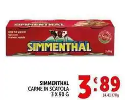 Deco Supermercati Simmenthal carne in scatola offerta