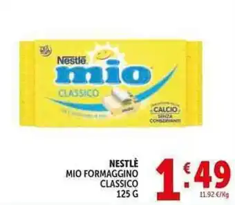 Deco Supermercati Nestle mio formaggino classico offerta
