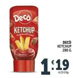 Deco Supermercati Decò ketchup offerta