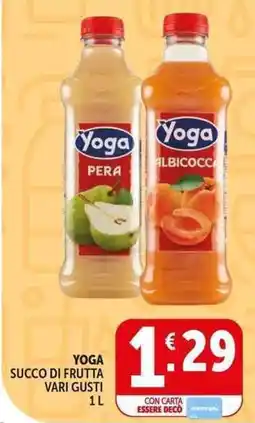 Deco Supermercati Yoga succo di frutta offerta