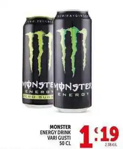 Deco Supermercati Monster energy drink offerta