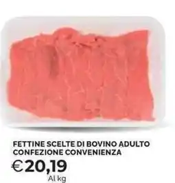 Mercatò Fettine scelte di bovino adulto confezione convenienza offerta