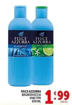 Deco Supermercati Felce azzurra bagnodoccia offerta
