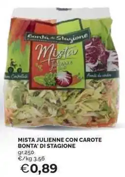 Mercatò Mista julienne con carote BONTA' DI STAGIONE offerta