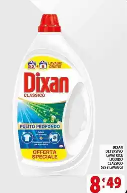 Deco Supermercati Dixan detersivo lavatrice liquido classico offerta