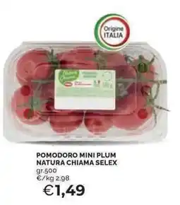 Mercatò Pomodoro mini plum natura chiama SELEX offerta