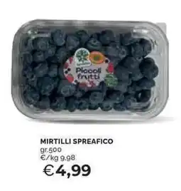 Mercatò Mirtilli spreafico offerta