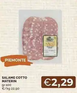Mercatò Salame cotto MATERIN offerta