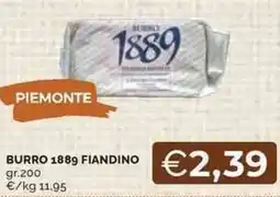 Mercatò Burro 1889 FIANDINO offerta
