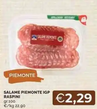 Mercatò Salame piemonte IGP RASPINI offerta