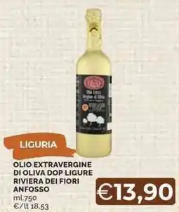 Mercatò Olio extravergine di oliva dop ligure riviera dei fiori ANFOSSO offerta