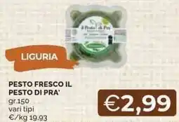 Mercatò Pesto fresco IL PESTO DI PRA offerta
