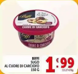 Deco Supermercati Biffi sugo al cuore di carciofo offerta