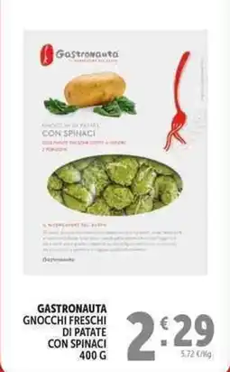 Deco Supermercati Gastronauta gnocchi freschi di patate con spinaci offerta
