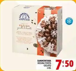 Deco Supermercati Sammontana regina torta gelato offerta