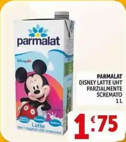 Deco Supermercati Parmalat disney latte uht parzialmente scremato offerta