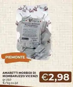 Mercatò Amaretti morbidi di mombaruzzo VICENZI offerta