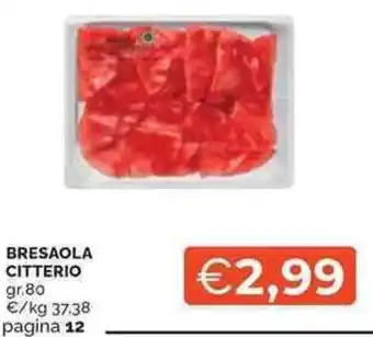 Mercatò Bresaola CITTERIO offerta