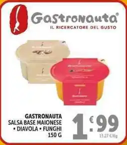 Deco Supermercati Gastronauta salsa base maionese diavola, funghi offerta
