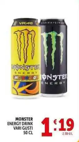 Deco Supermercati Monster energy drink offerta
