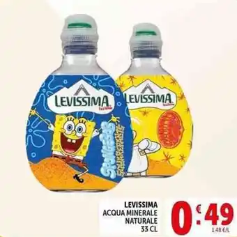 Deco Supermercati Levissima acqua minerale naturale offerta