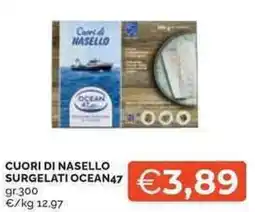 Mercatò Cuori di nasello surgelati OCEAN47 offerta