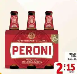 Deco Supermercati Peroni birra offerta