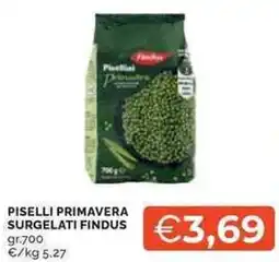 Mercatò Piselli primavera surgelati FINDUS offerta