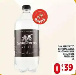 Deco Supermercati San benedetto extreme acqua oligominerale altamente frizzante offerta