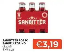 Mercatò Sanbitter rosso SANPELLEGRINO offerta
