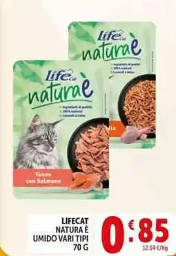 Deco Supermercati Lifecat natura è umido offerta