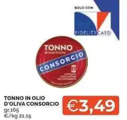 Mercatò Tonno in olio d'oliva CONSORCIO offerta