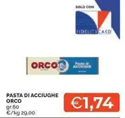 Mercatò Pasta di acciughe ORCO offerta