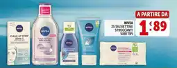 Deco Supermercati Nivea 25 salviettine struccanti offerta