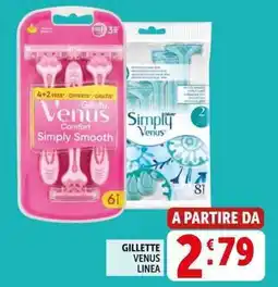 Deco Supermercati Gillette venus linea offerta