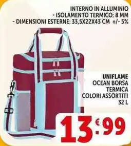 Deco Supermercati Uniflame ocean borsa termica offerta