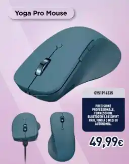 Unieuro Lenovo Yoga Pro Mouse GY51P14335 offerta