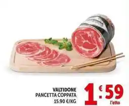 Deco Supermercati Valtidone pancetta coppata offerta