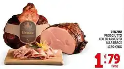 Deco Supermercati Renzini prosciutto cotto arrosto alla brace offerta