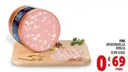 Deco Supermercati Fini mortadella emilia offerta