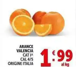 Deco Supermercati Arance valencia offerta
