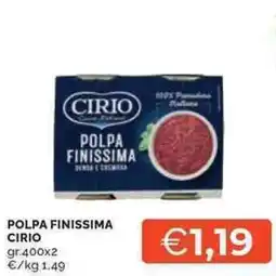 Mercatò Polpa finissima CIRIO offerta