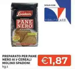 Mercatò Preparato per pane nero ai 7 cereali MOLINO SPADONI offerta