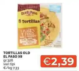 Mercatò Tortillas OLD EL PASO X8 offerta