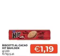Mercatò Biscotti al cacao hit BAHLSEN offerta