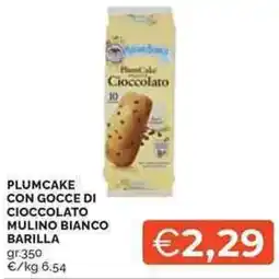 Mercatò Plumcake con gocce di cioccolato mulino bianco BARILLA offerta