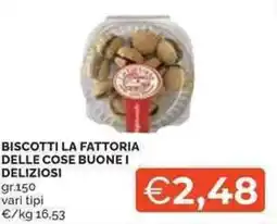 Mercatò Biscotti la fattoria delle cose buone i deliziosi offerta