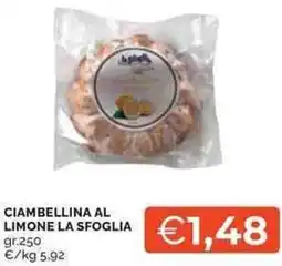 Mercatò Ciambellina al limone LA SFOGLIA offerta