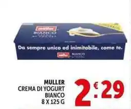 Deco Supermercati Muller crema di yogurt bianco offerta